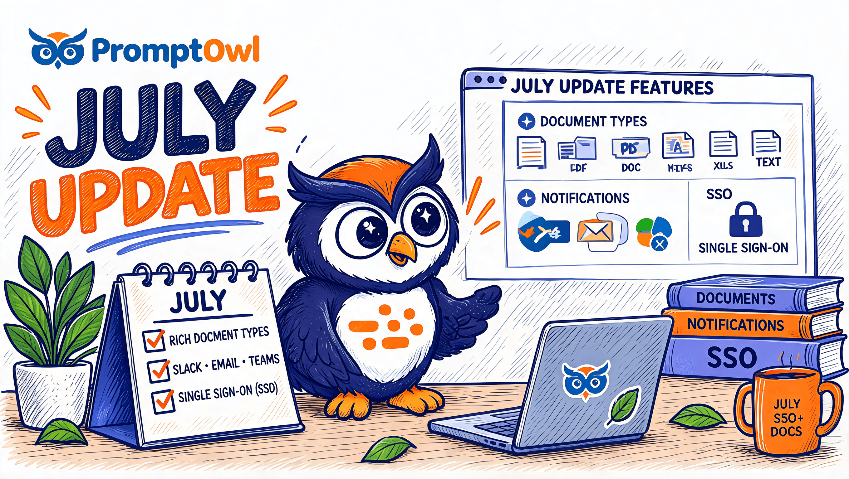 What Shipped in July: Beyond Plain Text, and Single Sign-On With Delegated Admins
